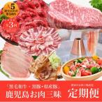 ふるさと納税 南九州市 農家のお肉工場直送【3回定期便】鹿児島お肉三昧定期便