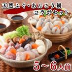 ふるさと納税 下関市 ヤマモ水産 天然 ふぐ・ あんこう 鍋 コラボセット(5-6人前) FR026