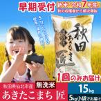 ふるさと納税 仙北市 無洗米15kg R7年産 新米 早期受付 秋田県産あきたこまち15kg|02_snk-030701s