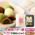秋田バター餅 もっちり季節まんじゅう セット 各6個入り