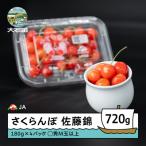 ふるさと納税 大石田町 さくらんぼ 佐藤錦 ◯秀 M玉以上 180g×4パック 計720g フードパック 2026年産