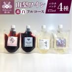 ふるさと納税 甲府市 山梨ワイン赤白フルコース4種セット