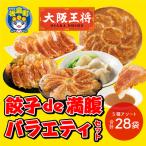 ふるさと納税 板倉町 大阪王将 餃子de満腹バラエティセット(5種アソート)計28袋|13_nnb-090101