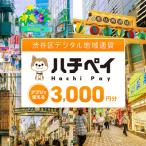 ふるさと納税 渋谷区 渋谷区デジタル地域通貨「ハチペイ」3,000円分 【109001】