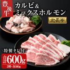 豊後牛カルビ+ミックスホルモンセット