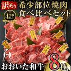ふるさと納税 佐伯市 <訳あり>おおいた和牛希少部位焼肉セット (8種)