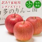 ふるさと納税 平川市 年内発送 【訳あり】家庭用 シナノスイート 約3kg【那由多のりんご園・平川市産】
