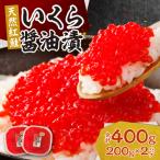 ふるさと納税 札幌市 北海道加工 紅鮭いくら醤油漬け 400g_hs084-034