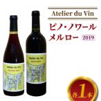ふるさと納税 東御市 【アトリエデュヴァン】赤ワイン(ピノ・ノワール、メルロー)2019ヴィンテージセット、合計2本