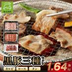 ふるさと納税 南九州市 黒豚焼肉三昧1640g