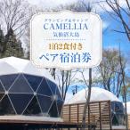 ふるさと納税 気仙沼市 グランピング & キャンプ CAMELLIA 気仙沼大島 1泊2食付 宿泊券 20565077
