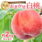 ふるさと納税 大江町 ≪先行受付≫ froSchがお届けするおまかせ白桃 約2kg 060-001
