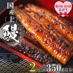 ふるさと納税 境町 【母の日までにお届け】 国産 うなぎ蒲焼き2尾 350g以上 鰻蒲焼