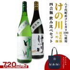 けの川 純米吟醸 大吟醸 四合瓶 飲み比べ 720ml×2本