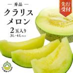 ふるさと納税 八千代町 【 令和8年産 】【 先行受付 】クラリスメロン 秀品 1箱 2玉入 [CG004ya]