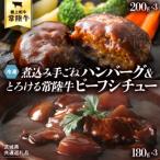 常陸牛100% 煮込みハンバーグ とろける常陸牛ビーフシチュー