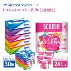 ふるさと納税 岩沼市 ティッシュ トイレットペーパー 日用品セット クリネックス スコッティ[No.5704-0887]