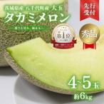 タカミメロン 秀品 4-5玉 約6kg