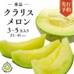 ふるさと納税 八千代町 【 令和8年産 】【 先行受付 】クラリスメロン 秀品 1箱 3玉〜5玉入り [CG003ya]