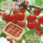 ふるさと納税 山形市 さくらんぼ 紅秀峰 1440g(180g×8) L以上 【令和8年産先行予約】FS25-521
