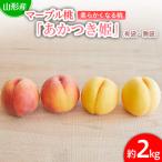 ふるさと納税 山形市  数量限定マーブル桃「あかつき姫」秀品[柔らかくなる桃] 【令和8年産先行予約】FU22-209