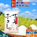 R8年先行受付 定期便2ヶ月 玄米 サキホコレ 10kg