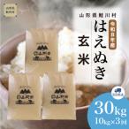 特別栽培米 つや姫 30kg定期便 10kg×3回
