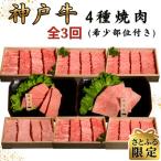 神戸牛王道焼肉定期便全3回