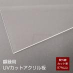 額縁用 UVカット アクリル板 タテ＋ヨコ合計：311~410mm オーダーメイド 受注生産