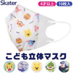 スケーター 子供 マスク キャラクター 不織布 小学生 立体 子供用 10枚入 3Dマスク 使い捨て 保育園 幼稚園 キッズ 男の子 女の子 4才以上 通園 通学 送料無料