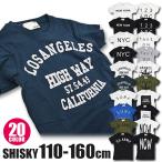 ショッピングアメカジ SHISKY シスキー 選べる20種類！ プリント 半袖 Ｔシャツ ロゴ アメカジ ミリタリー モノトーン 白 綿 男の子 女の子 528-102