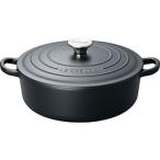 LECREUSET シグニチャー ココット・ジャポネーズ 24cm マットブラック  マットブラック 21179240000430