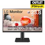 ショッピング外箱不良 LG(エルジー) PCモニター 24MS550-B [23.8型 /フルHD(1920×1080) /ワイド]【外箱不良品】 [振込不可]
