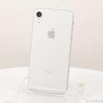 〔中古〕Apple(アップル)  iPhoneXR 128GB ホワイト MT0J2J／A SIMフリー