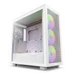 ( б/у )NZXT ( выставленный товар ) H7 Flow RGB белый CM-H71FW-R1 коробка повреждение товар 