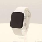 〔中古〕Apple(アップル)  Apple Watch Series 4 GPS 40mm シルバーアルミニウムケース ホワイトスポーツバンド