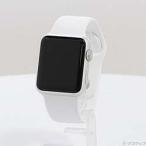 ショッピングapple watch 〔中古〕Apple(アップル)  Apple Watch Series 1 38mm シルバーアルミニウムケース ホワイトスポーツバンド