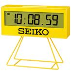SEIKO 目覚まし時計 【ミニスポーツタイマー】 黄色 SQ817Y ［デジタル］