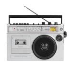 WINTECH большой монофонический магнитола серебряный SCT-MB300 [ широкий FM соответствует / в высоком разрешени не соответствует /Bluetooth соответствует ]