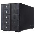 CENTURY(センチュリー) CRCM535U32CIS HDDケース USB-C＋USB-A接続 裸族のカプセルマンション 5Bay V2 ブラック ［3.5インチ対応 /SATA /5台］