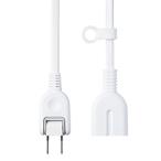  удлинитель разветвитель розетка 2m 2P 1 выход пыль shutter изоляция колпак swing штекер подвешивание дыра с биркой 125V 15A 1500W стол ответвление белый 