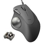ELECOM(エレコム) マウス トラックボール「IST」ベアリングモデル(Chrome/Mac/Windows11対応) ブラック M-IT11URBK ［IR LED /有線 /5ボタン /USB］