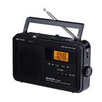 ショッピングラジオ TOSHIBA(東芝) LEDライト付きホームラジオ  ブラック AX-HRT60(K) ［ワイドFM対応 /AM/FM/短波］