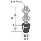  Osaka угол рисовое поле . индустрия резина есть болт M10X59 RBT10