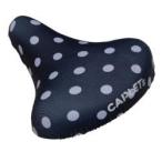 エール サドルカバー フルカラーチャリCAP ドット（ブラック） AS-41