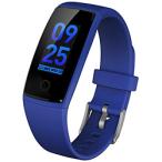 CAVOSMART スマートウォッチ　Fitness tracker（フィットネストラッカー）活動量計 V10  ブルー