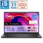 ノートパソコン Inspiron 15 3530 カーボンブラック NI365-FHHBBC ［15.6型 /Windows11 Home /intel Core i5 /メモリ：16GB /SSD：512GB /Office Home and Bu…