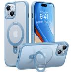 ショッピングスマートフォンアクセサリー TORRASトラス UPRO Ostand Matte Case for iPhone 15  ケース トーラス ライトブルー