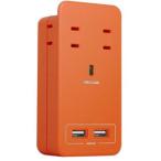 ファーゴ 電源タップ SATI COLOR  オレンジ CT221OR ［2ポート］