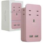 ファーゴ 電源タップ SATI COLOR  ピンク CT221PK ［2ポート］